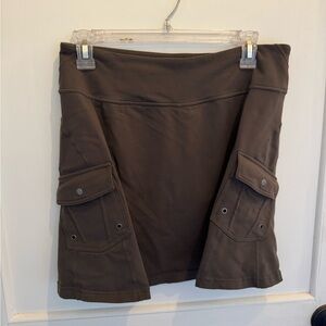 Athleta Gray-Brown Mini Skirt